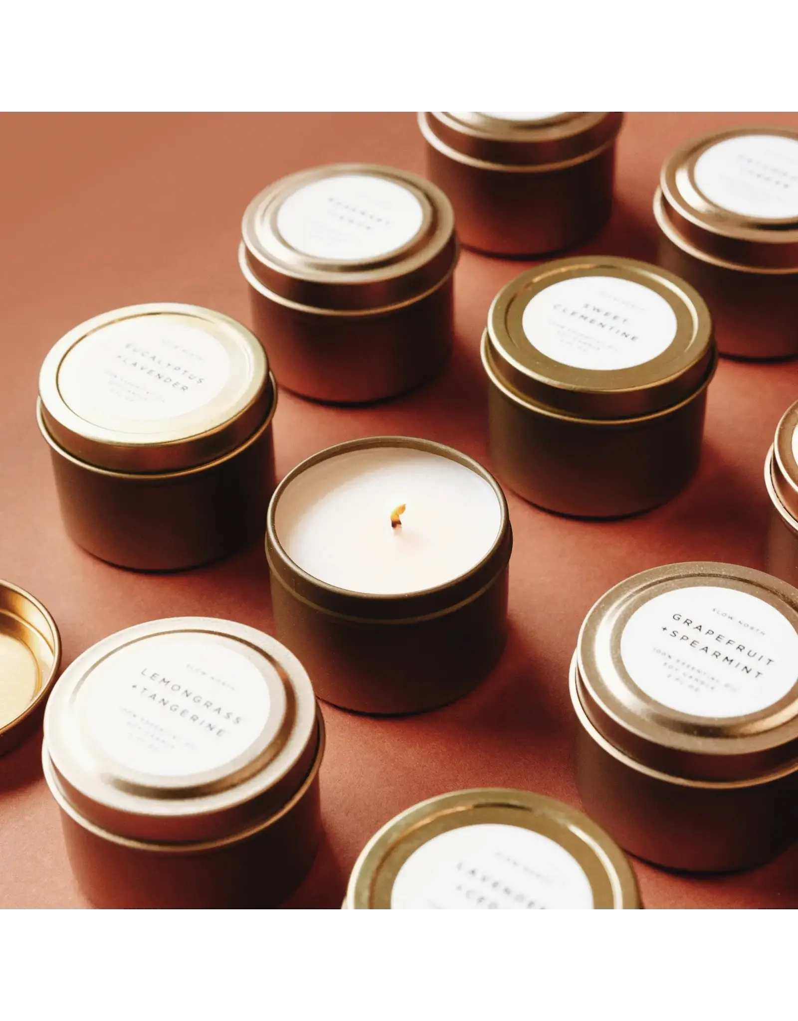 Mini Candles 2oz - Geranium + Rose