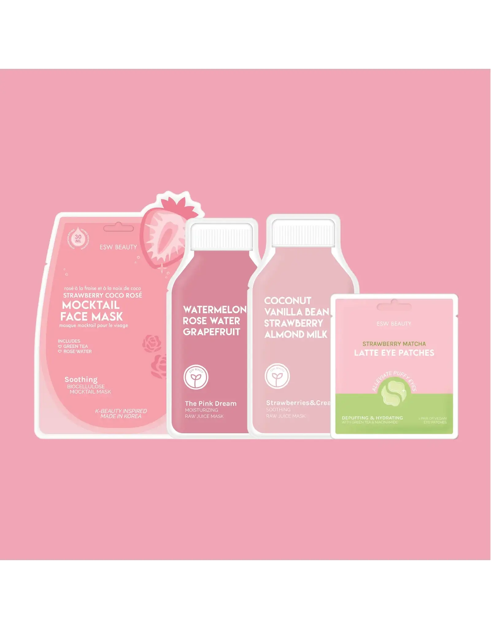 ESW Beauty Strawberry Sweets Skincare Treats Set