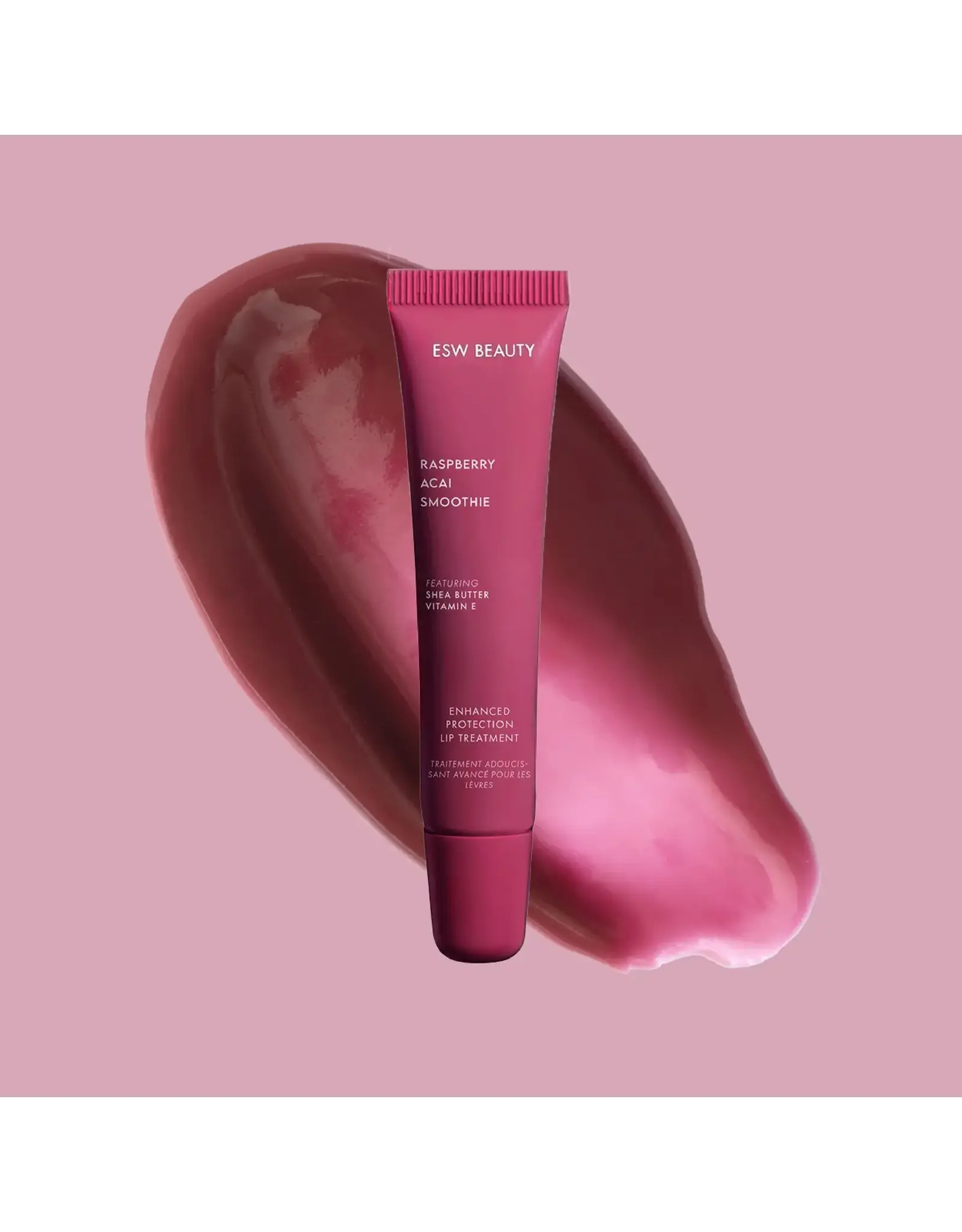 ESW Beauty Raspberry Acai Smoothie Enhanced Protection Lip Treatment