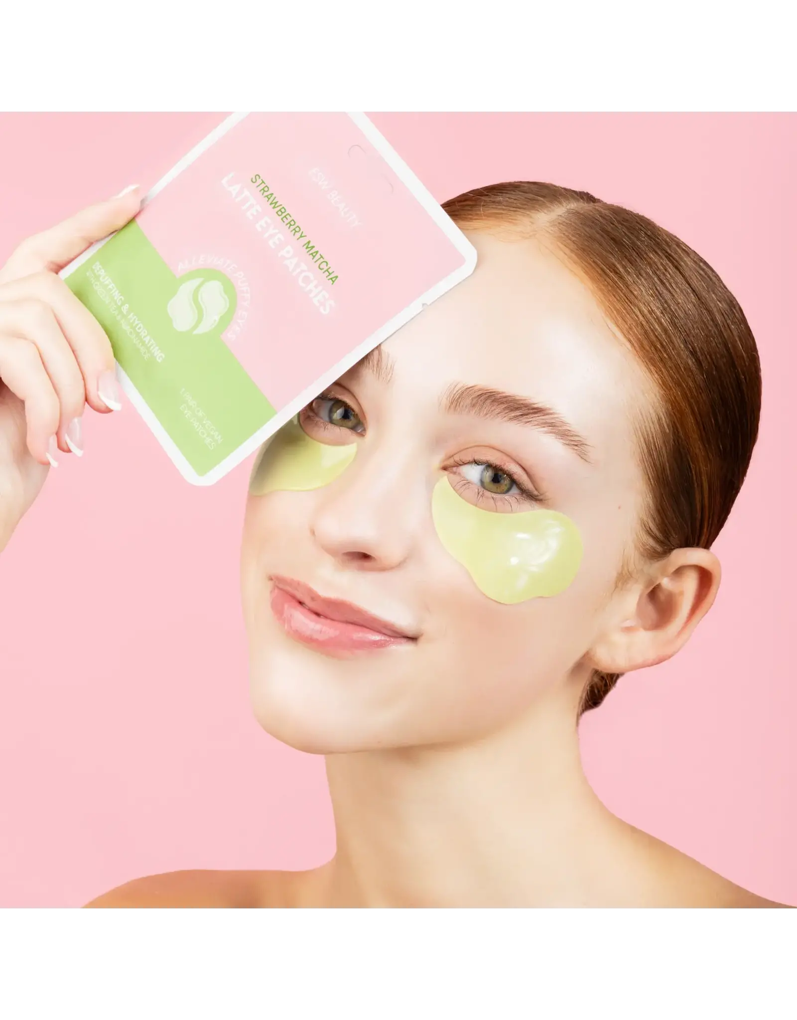 ESW Beauty Strawberry Matcha Latte Depuffing & Hydrating Eye Patches