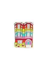 Brenna Daugherty Illustration San Francisco Rainbow Pride House Pin