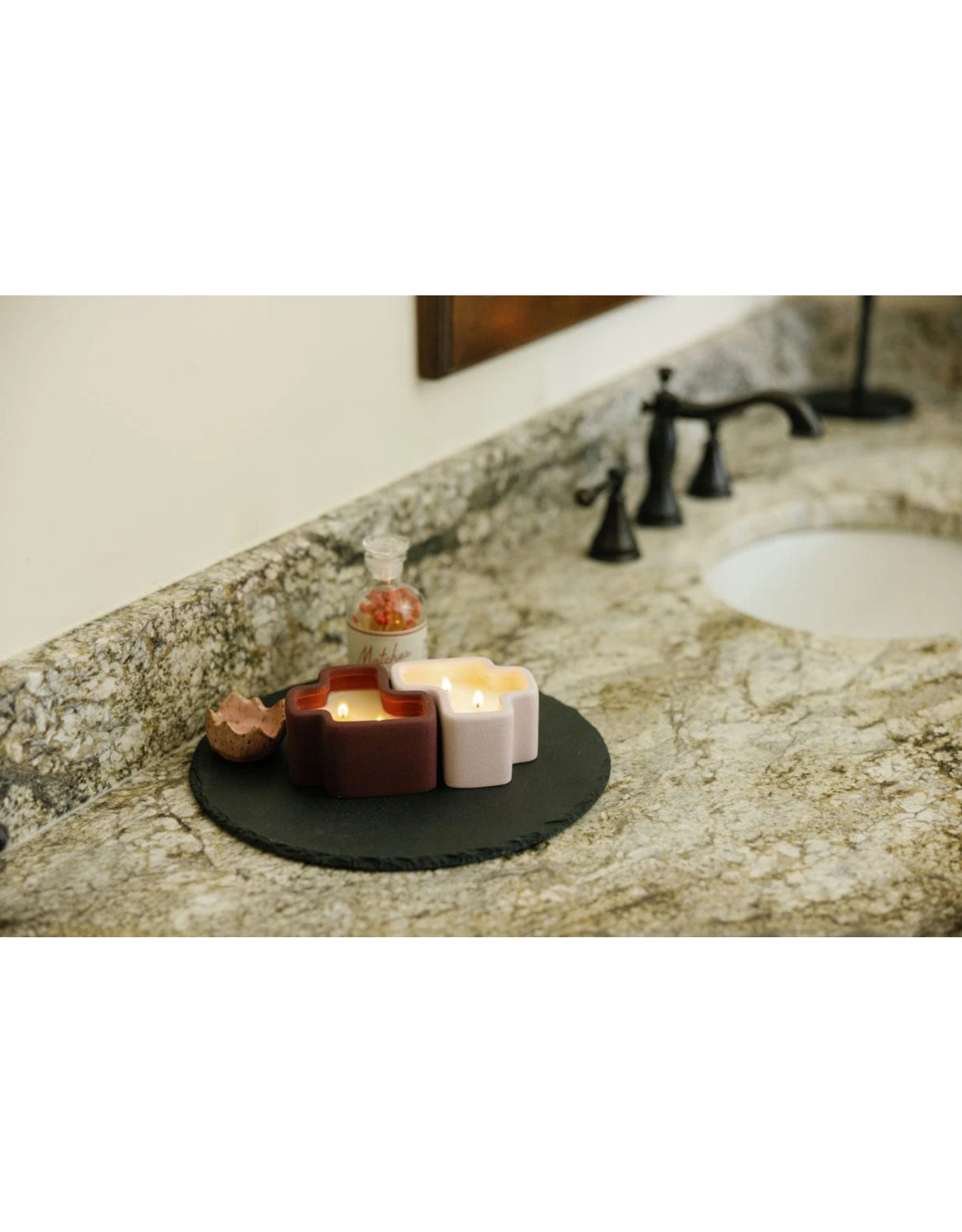 Jigsaw Candle