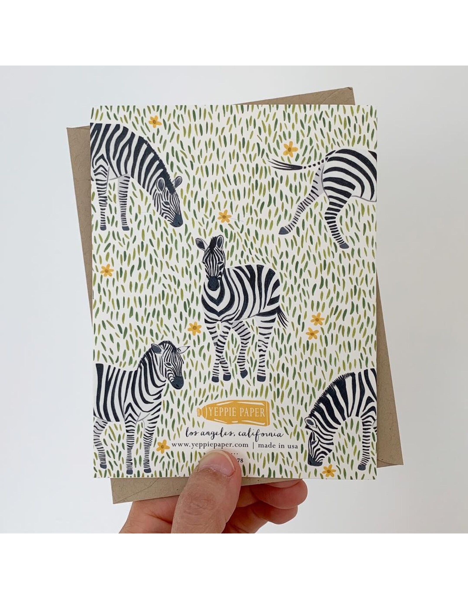 Yeppie Paper Zebras - Boxed Set of 8