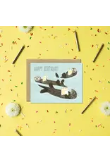 Yeppie Paper Otter Birthday Card