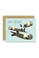 Yeppie Paper Otter Birthday Card
