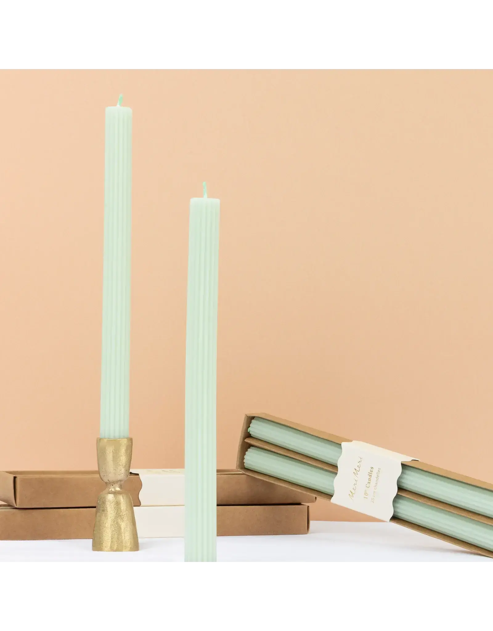 Seafoam Green Table Candles