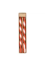 Red Stripe Twist Candles Red Stripe Twist Candles