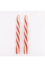 Red Stripe Twist Candles Red Stripe Twist Candles