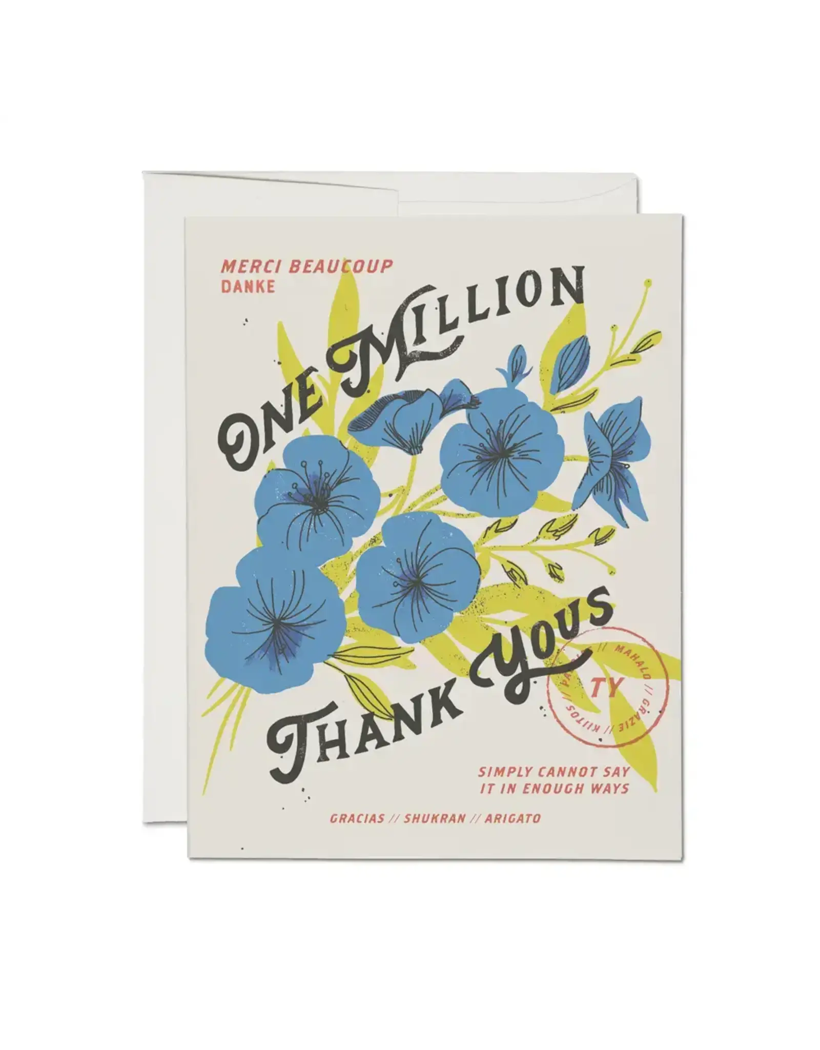 One Million Thank You Card