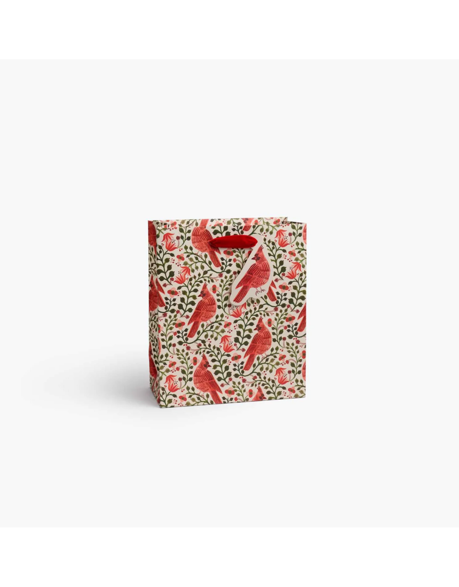 Rifle Paper Christmas Cardinals Gift Bag