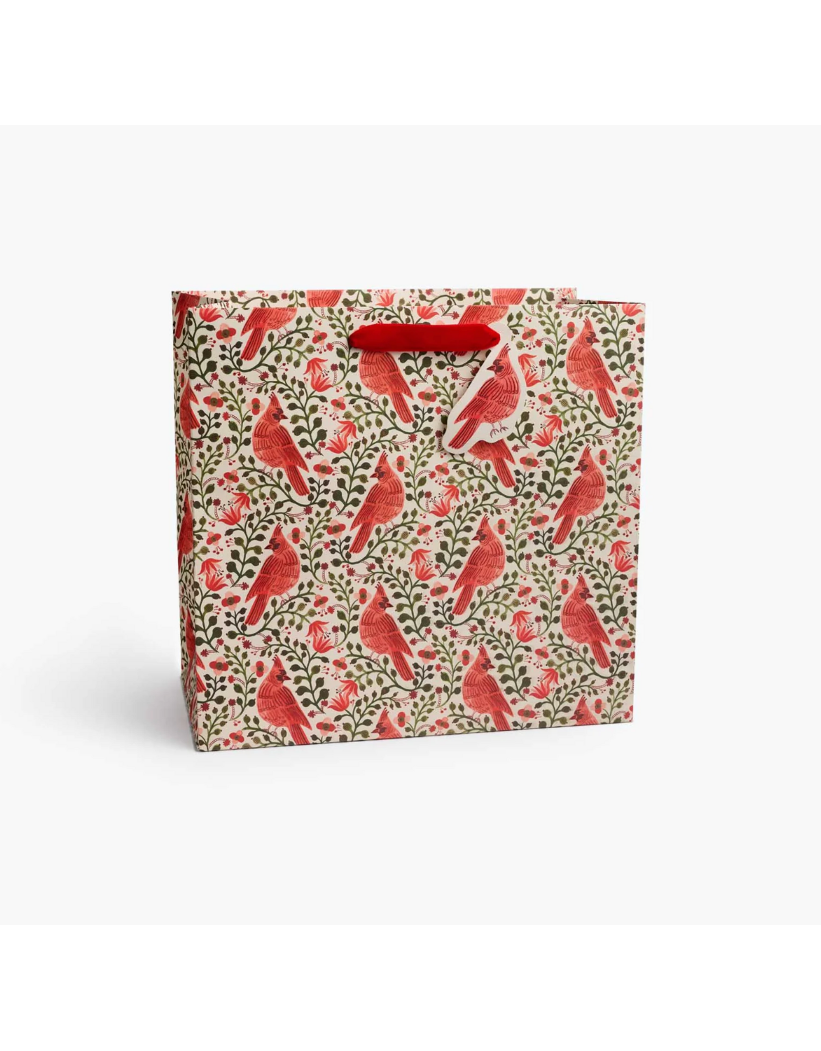 Rifle Paper Christmas Cardinals Gift Bag