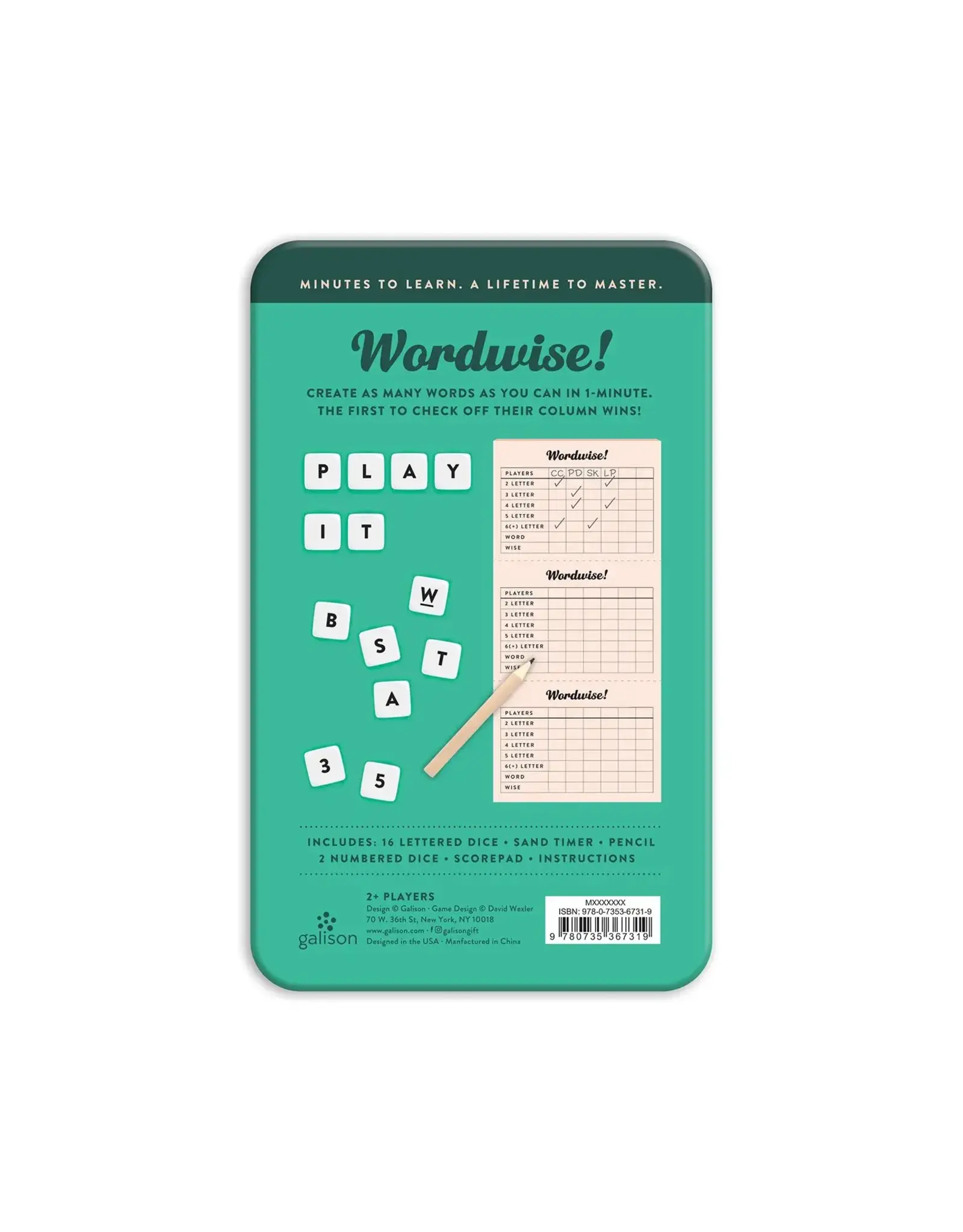 Chronicle Books Dice Game Wordwise