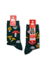 Womens Crew Socks - Forest Fungi