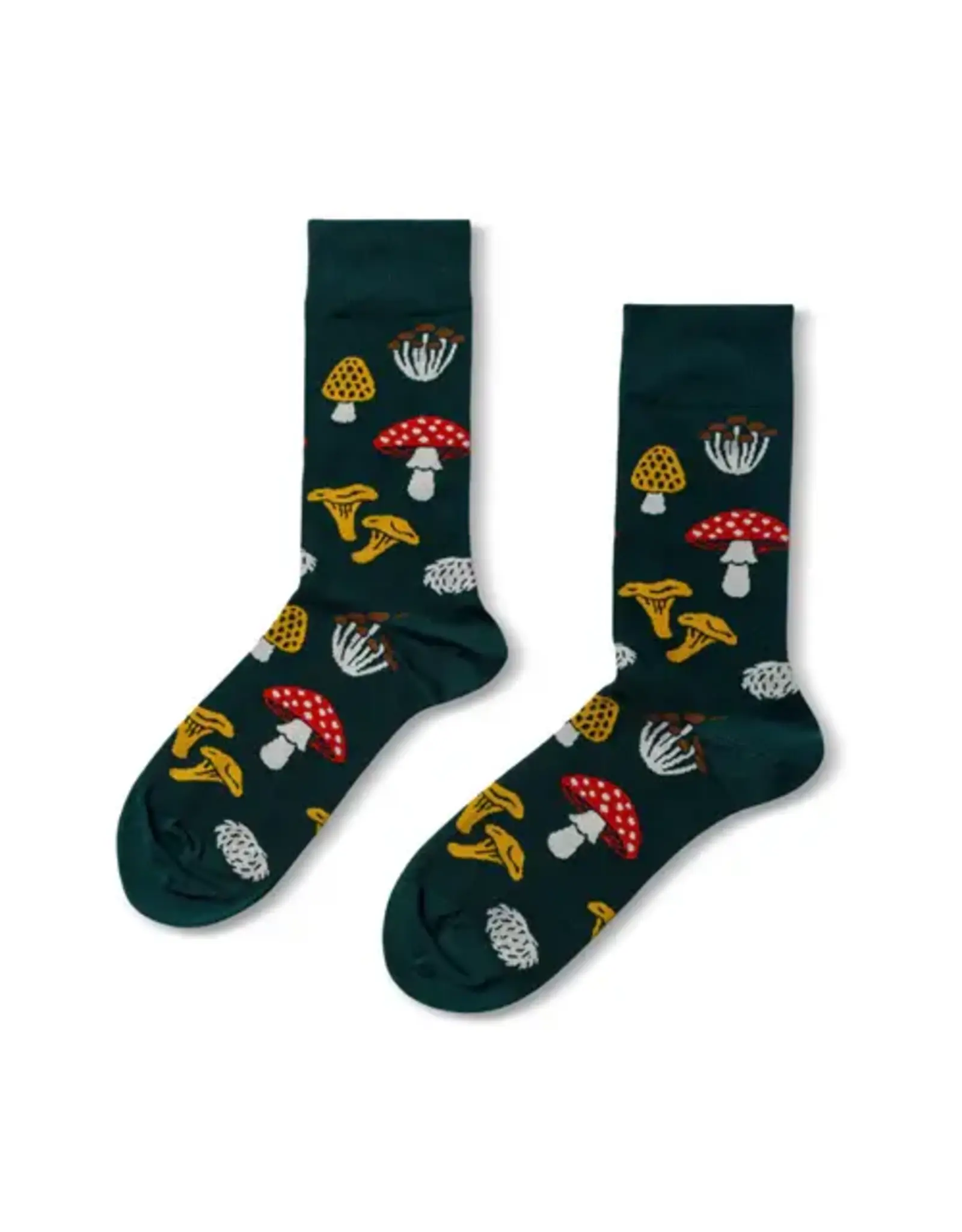 Men's Crew Socks - Forest Fungi