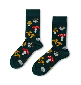 Men's Crew Socks - Forest Fungi
