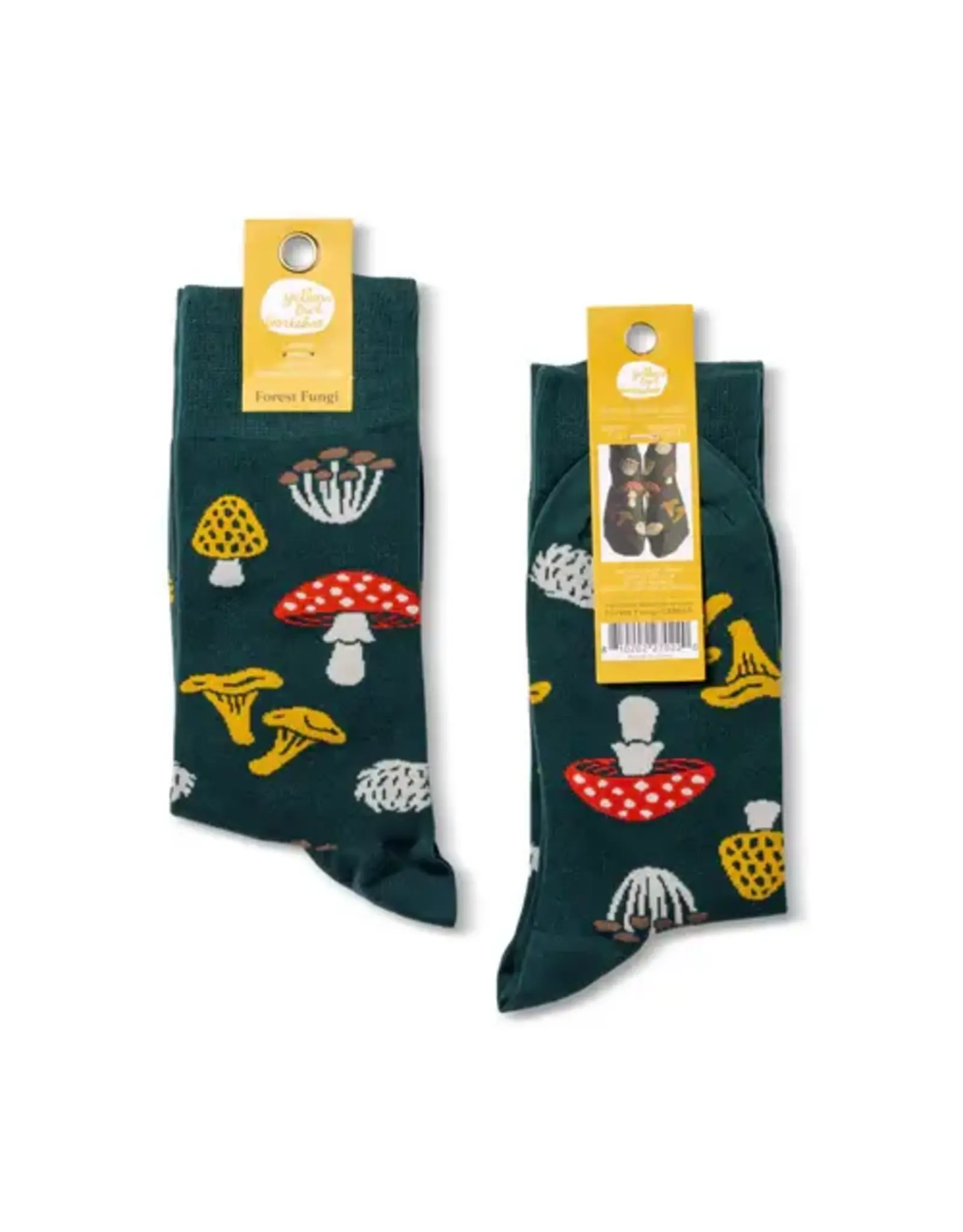 Men's Crew Socks - Forest Fungi