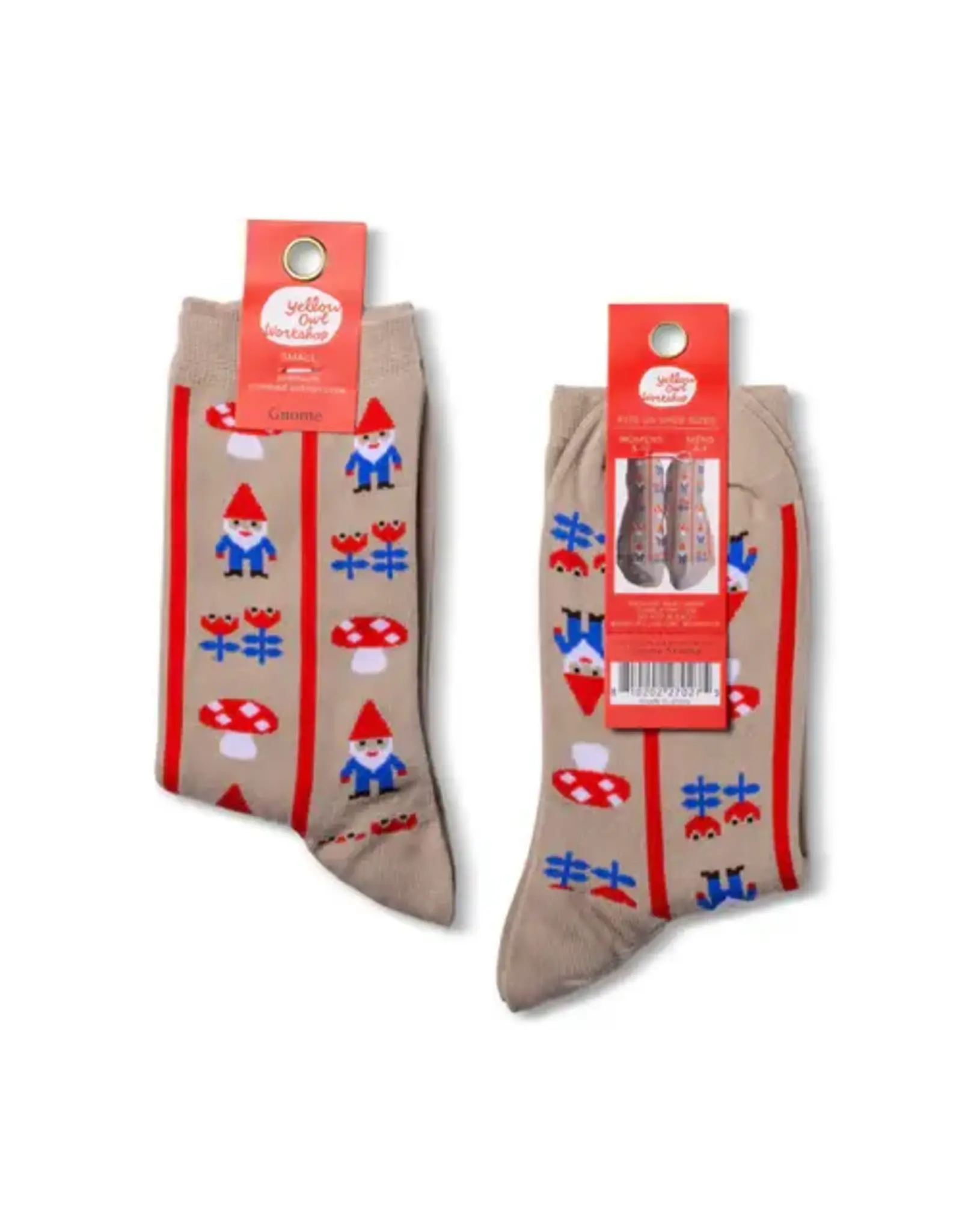 Women's Crew Socks - Gnomes