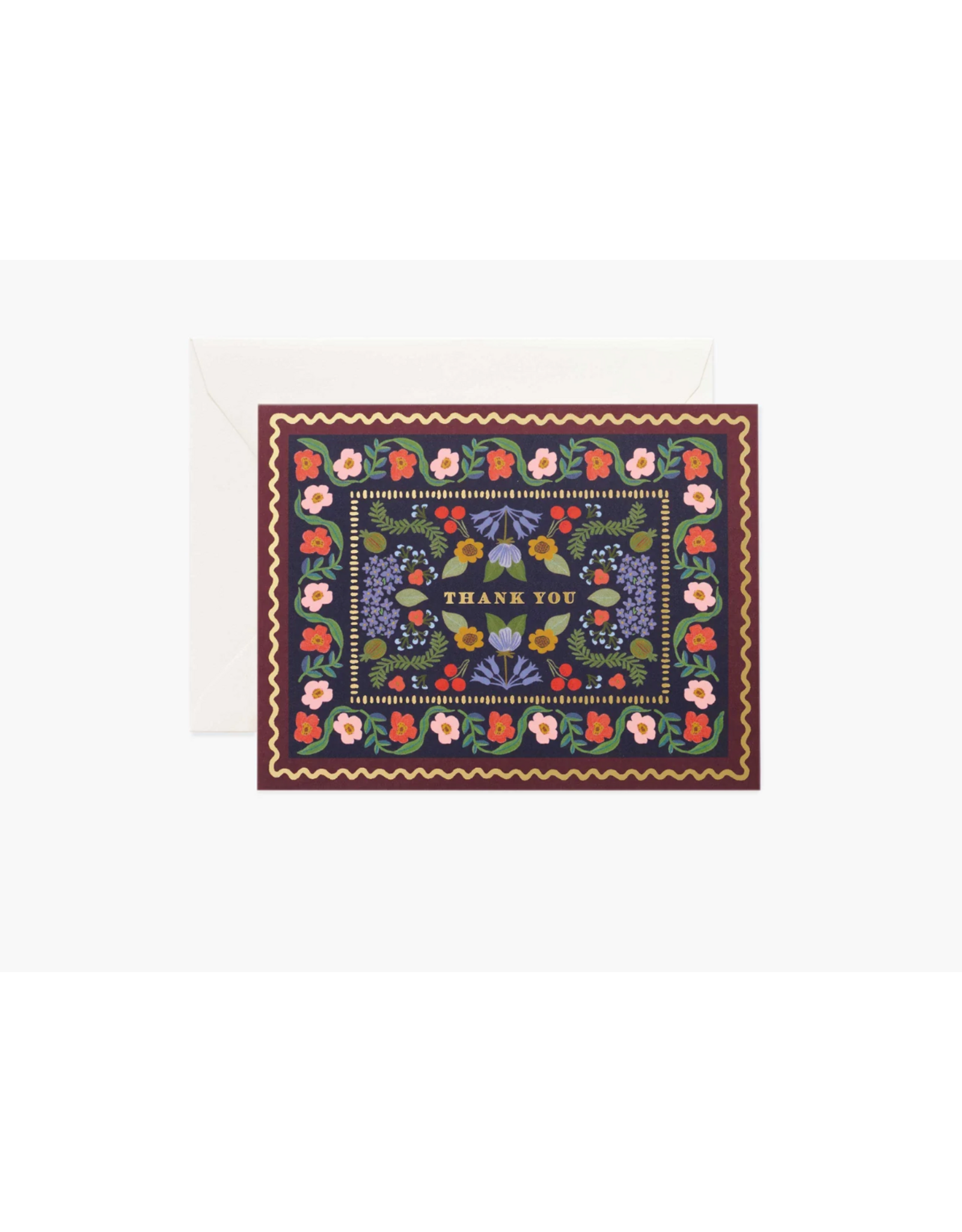 Rifle Paper Delphine Thank You Card