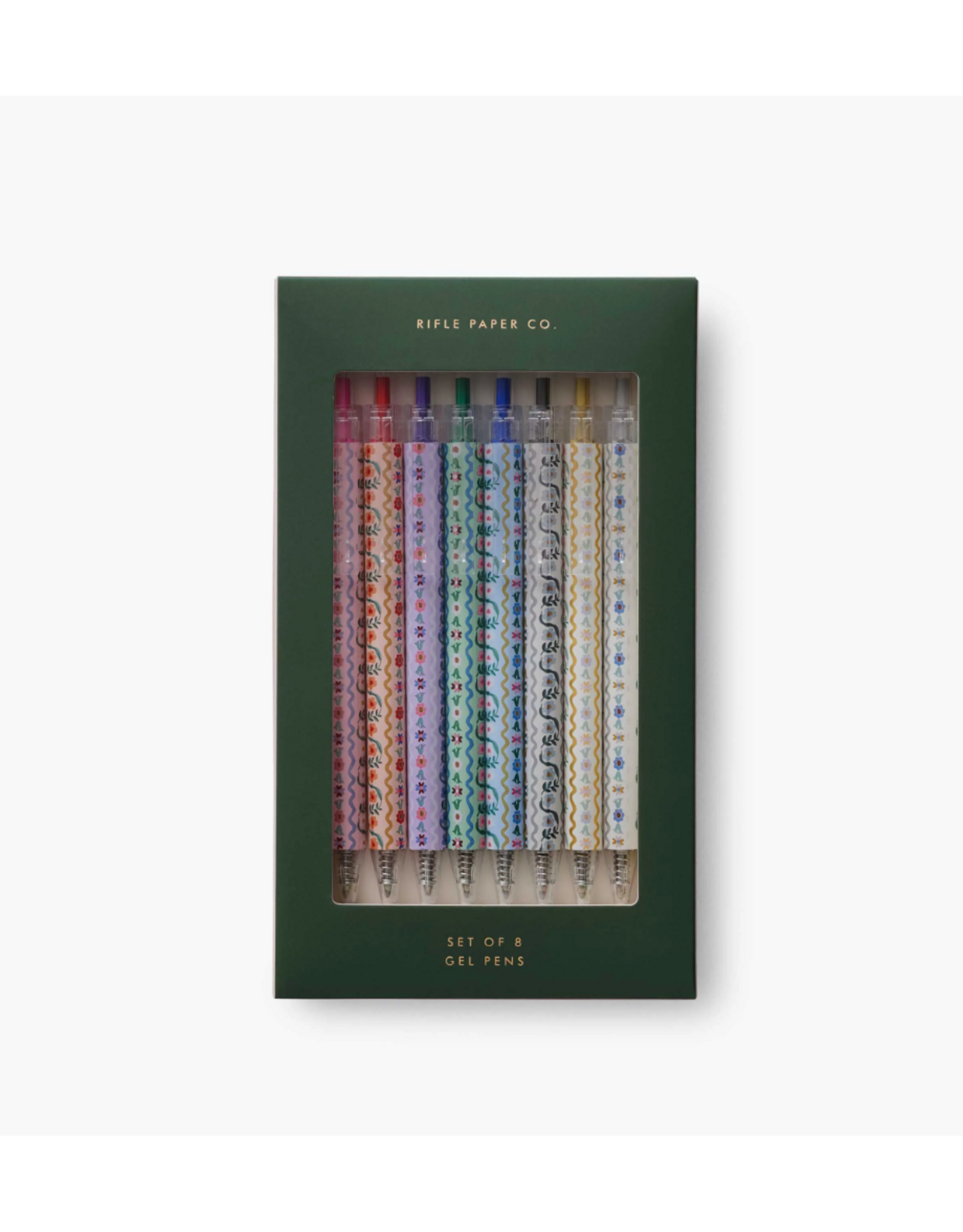 Rifle Paper Delphine Gel Pen Set of 8