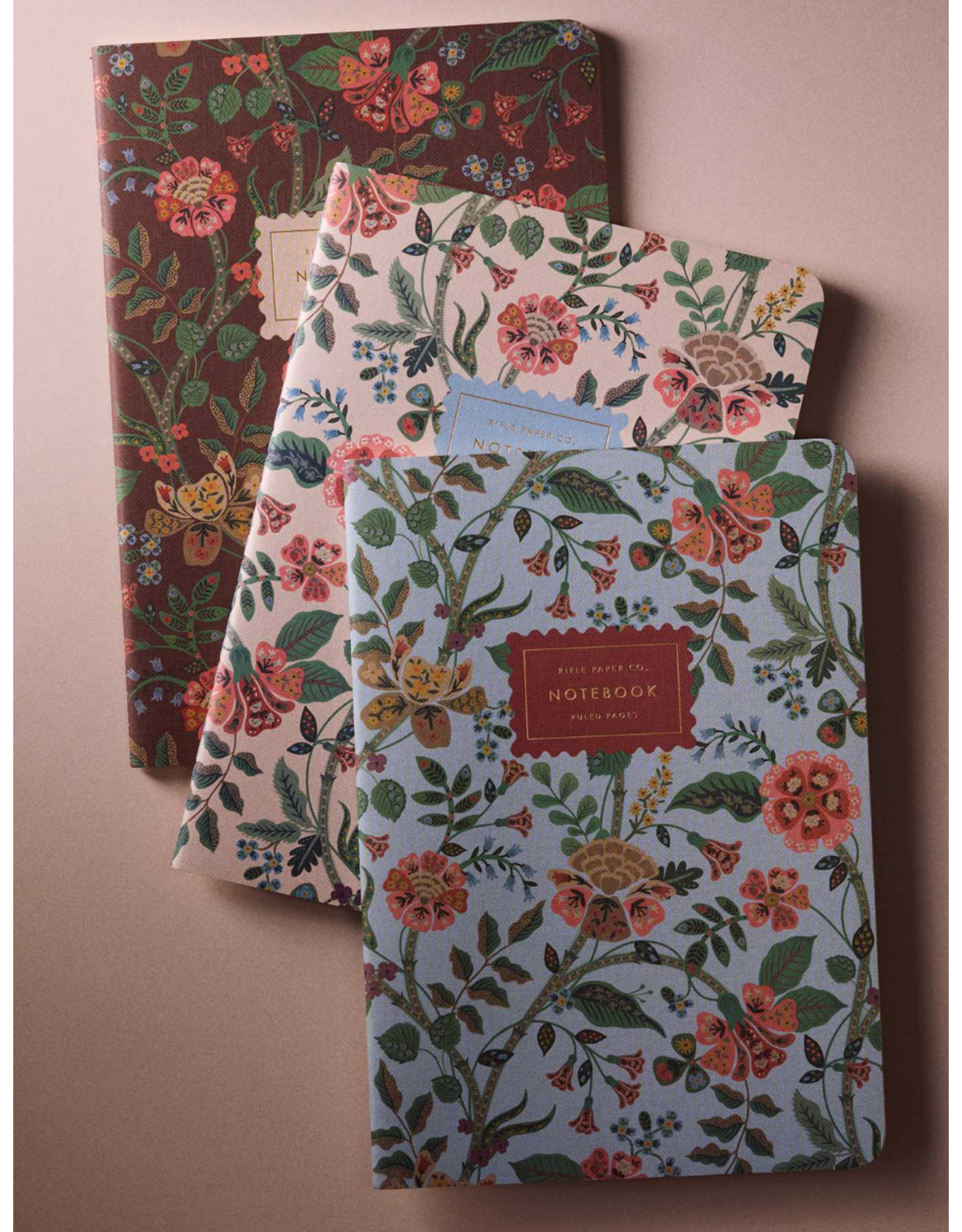 Rifle Paper Assorted Set of 3 Gracie Notebooks