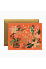 Rifle Paper Poinsettia Holiday Cards - Boxed Set