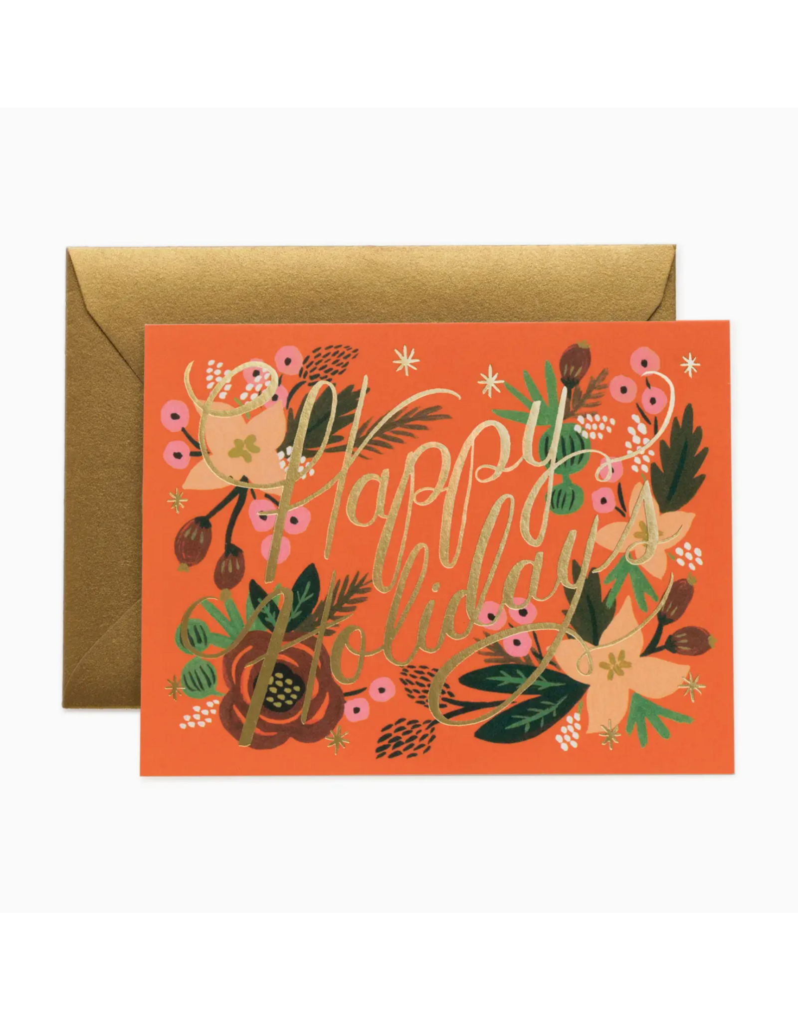 Rifle Paper Poinsettia Holiday Cards - Boxed Set