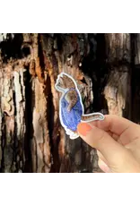 Stick With Finn Cat in Overalls Sticker