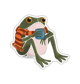 Stick With Finn Cozy Frogson Sticker