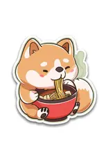 Stick With Finn Shiba Inu Ramen Sticker