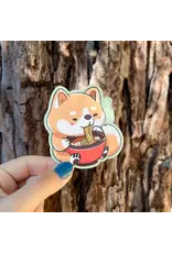 Stick With Finn Shiba Inu Ramen Sticker