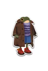 Stick With Finn Well Dressed Frog Sticker