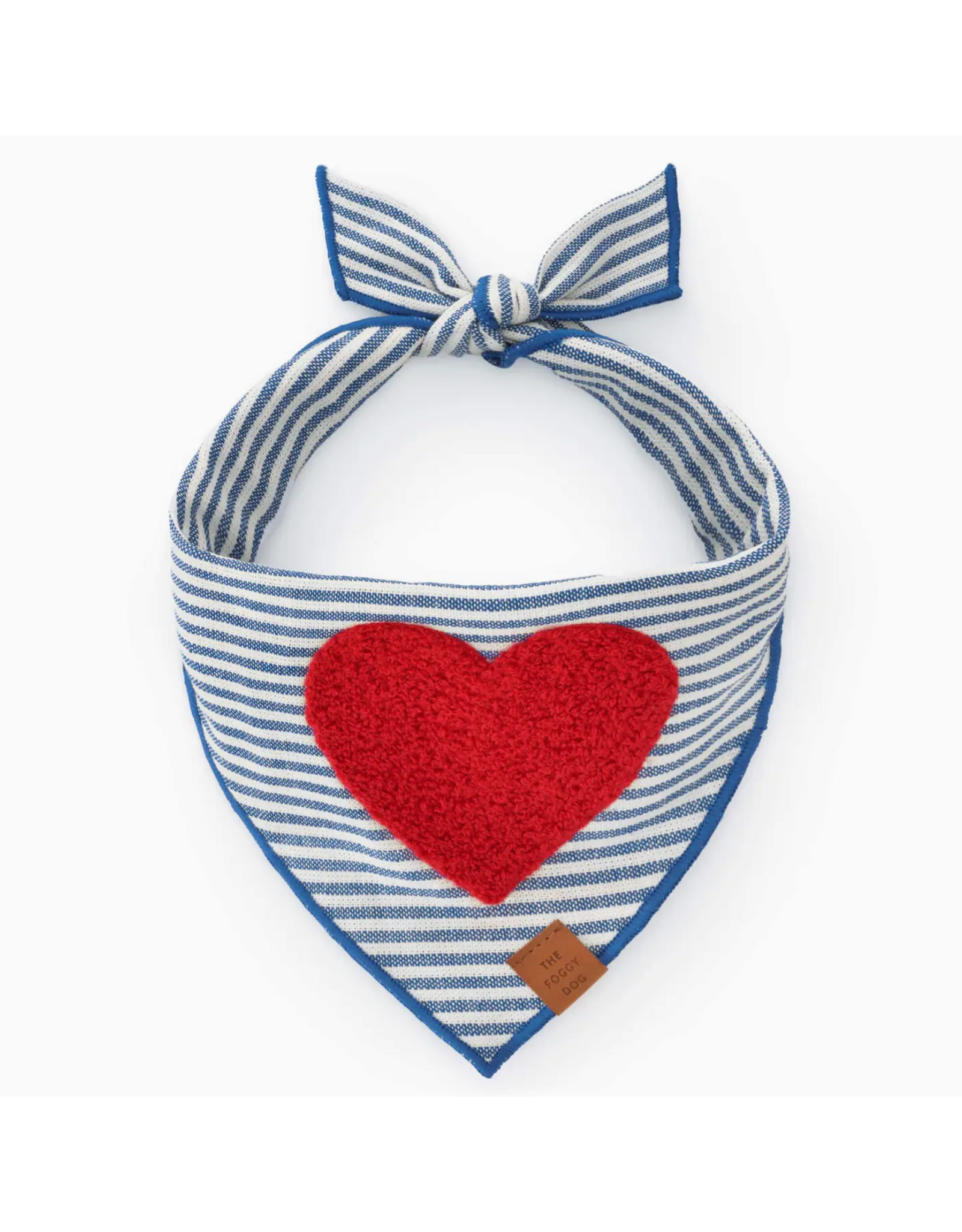 Heart Applique Dog Bandana