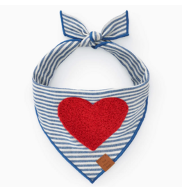 Heart Applique Dog Bandana