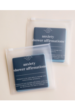 JaxKelly Shower Affirmation Cards - Anxiety