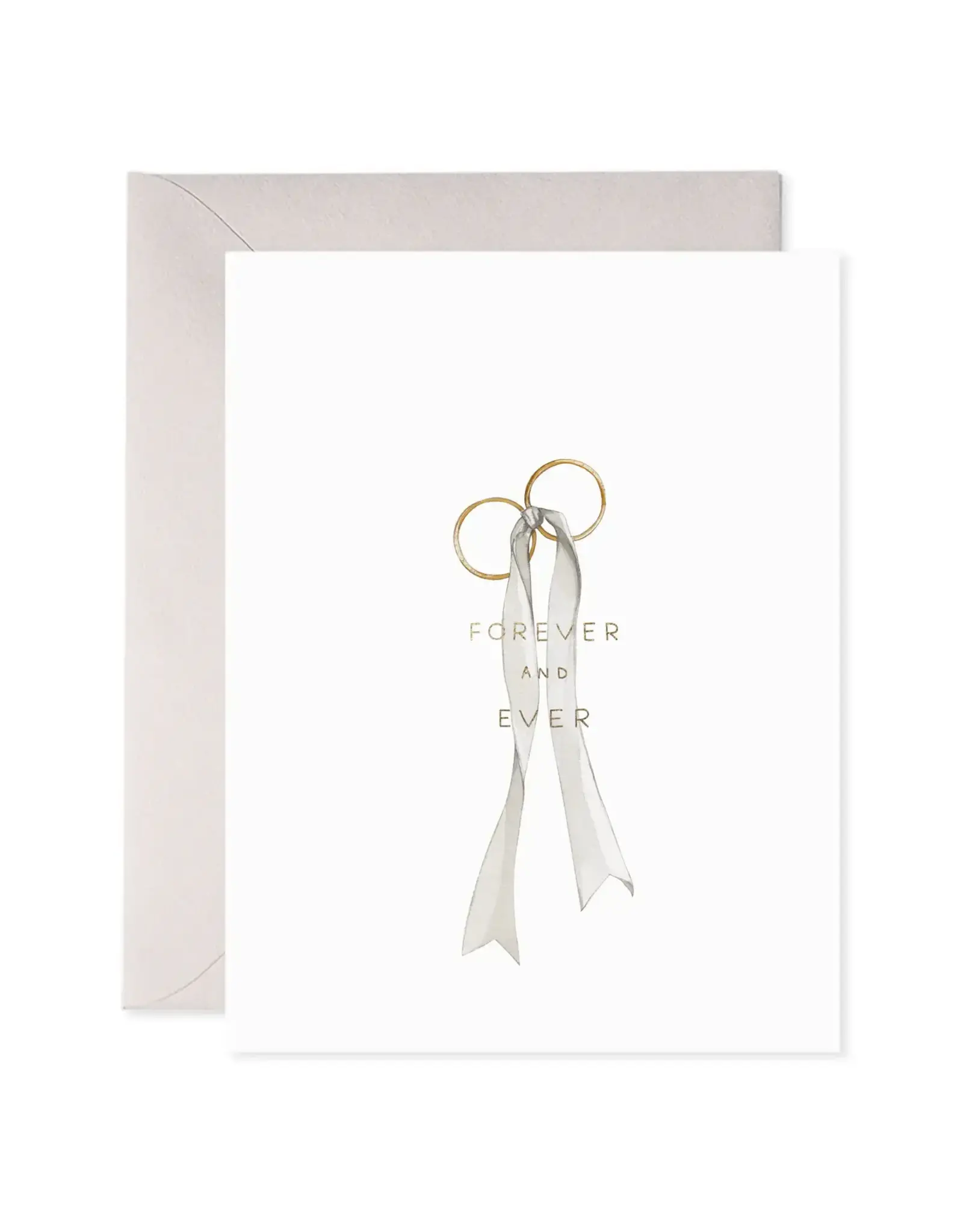 E. Frances Wedding Rings Card
