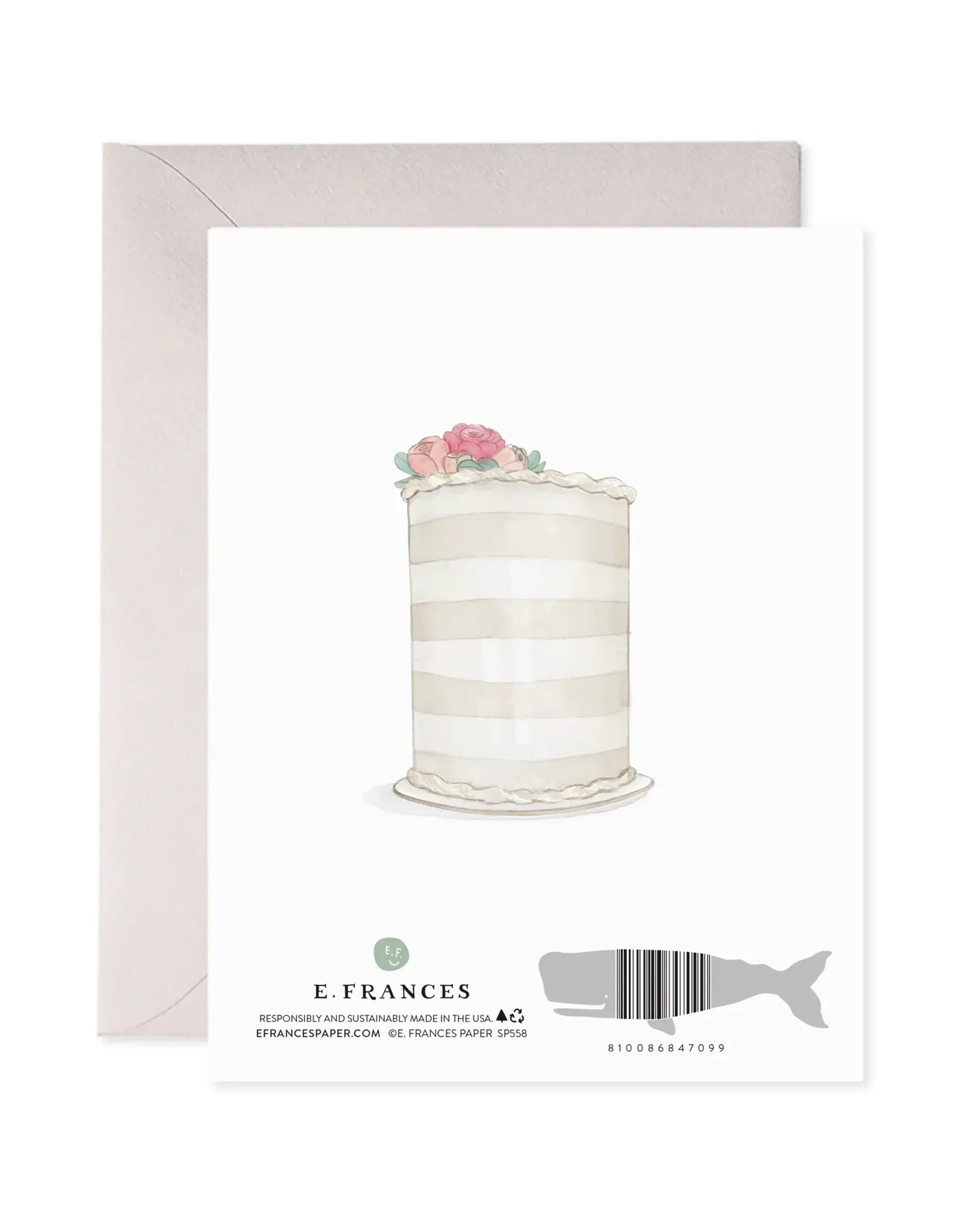 E. Frances Wedding Rings Card