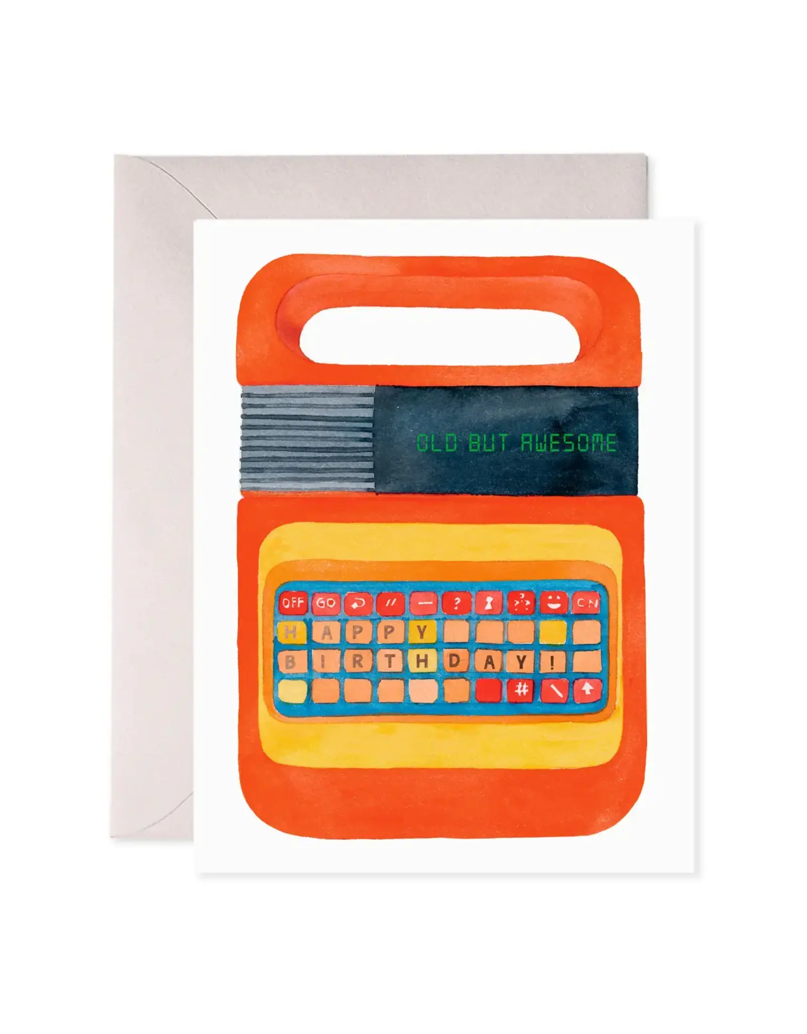 E. Frances Old But Awesome Birthday Card