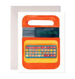 E. Frances Old But Awesome Birthday Card