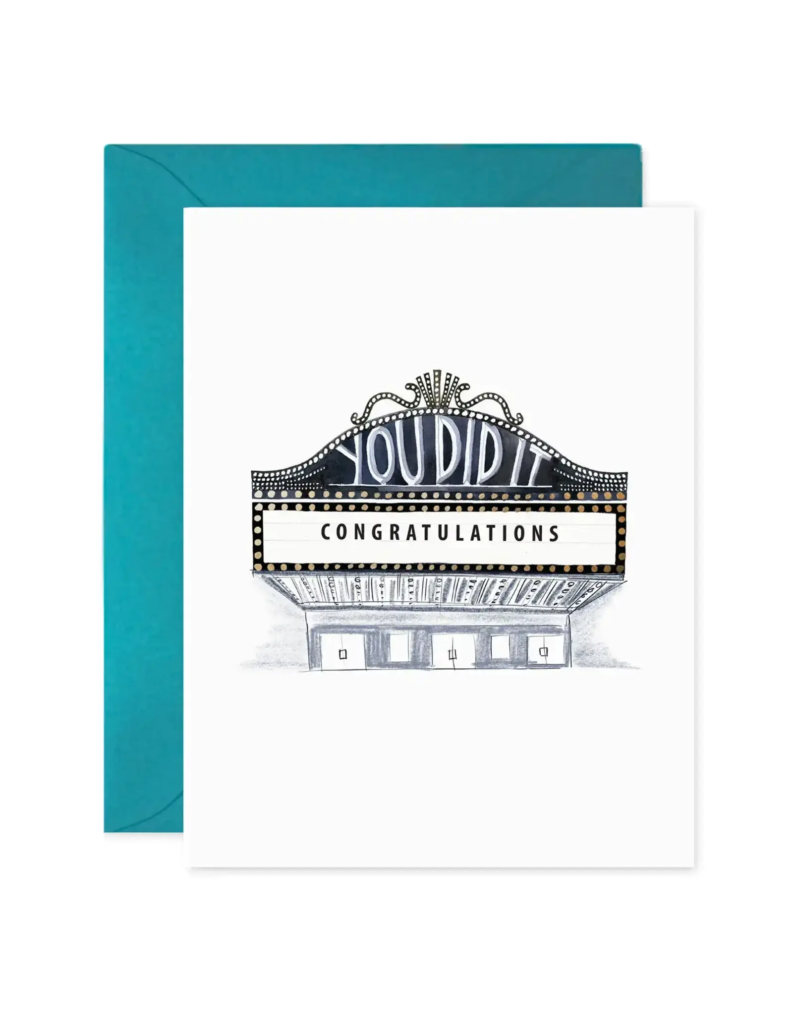 E. Frances Congrats Marquis Card