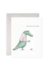 E. Frances Alligator Hard Day Card