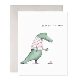 E. Frances Alligator Hard Day Card