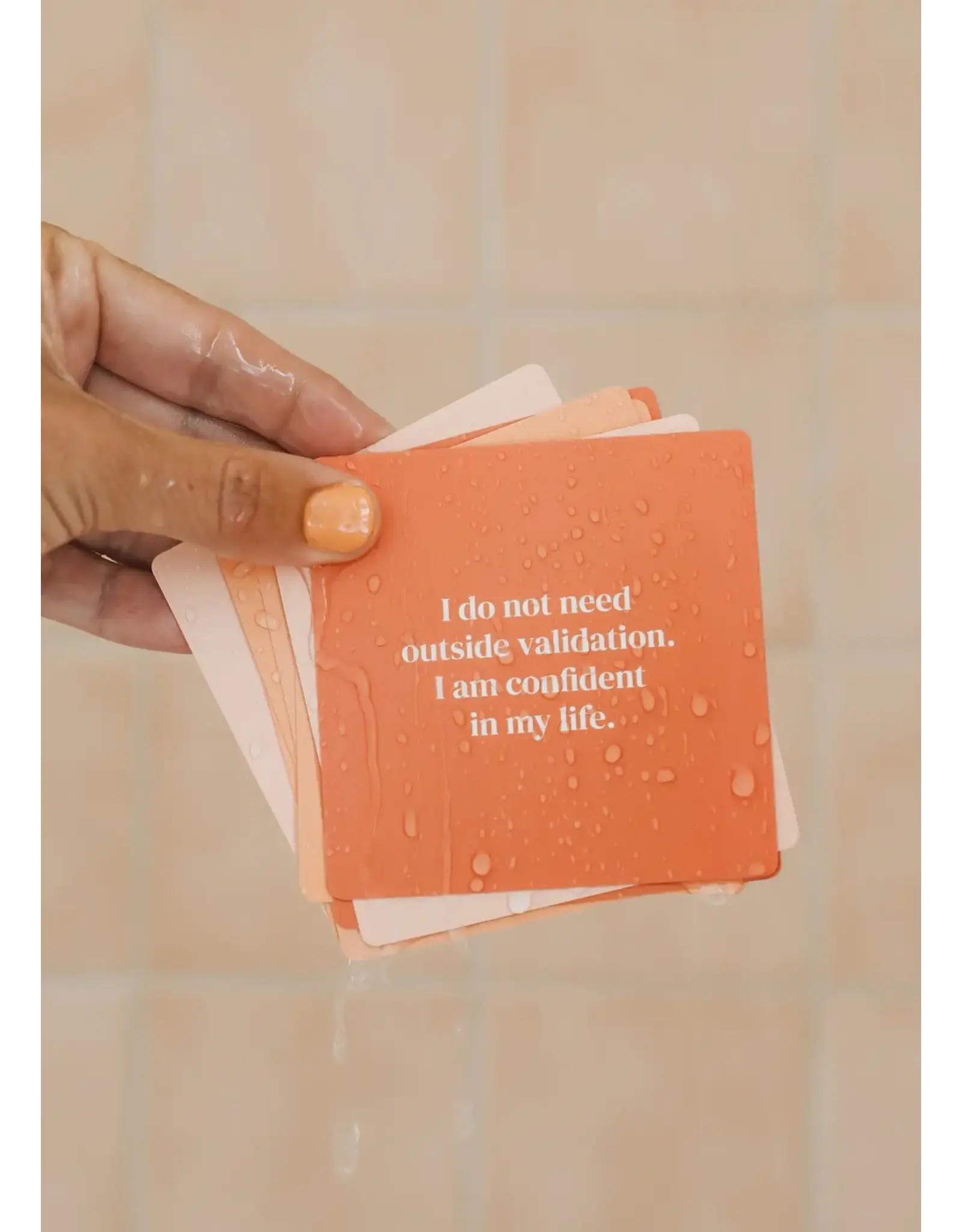 JaxKelly Shower Affirmation Cards - Positivity