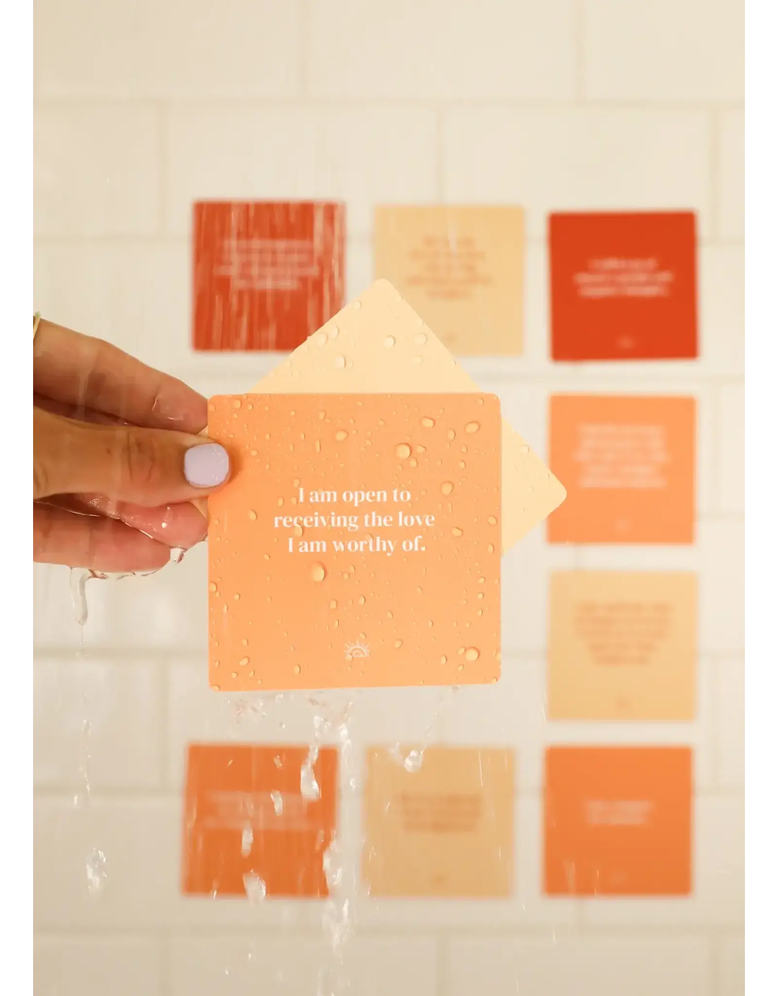 JaxKelly Shower Affirmation Cards - Positivity