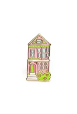 Brenna Daugherty Illustration San Francisco Pink House Pin