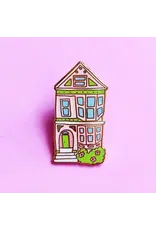 Brenna Daugherty Illustration San Francisco Pink House Pin