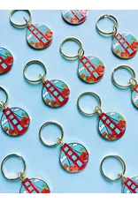Brenna Daugherty Illustration San Francisco Golden Gate Bridge Keychain