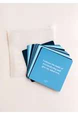 JaxKelly Shower Affirmation Cards - Anxiety
