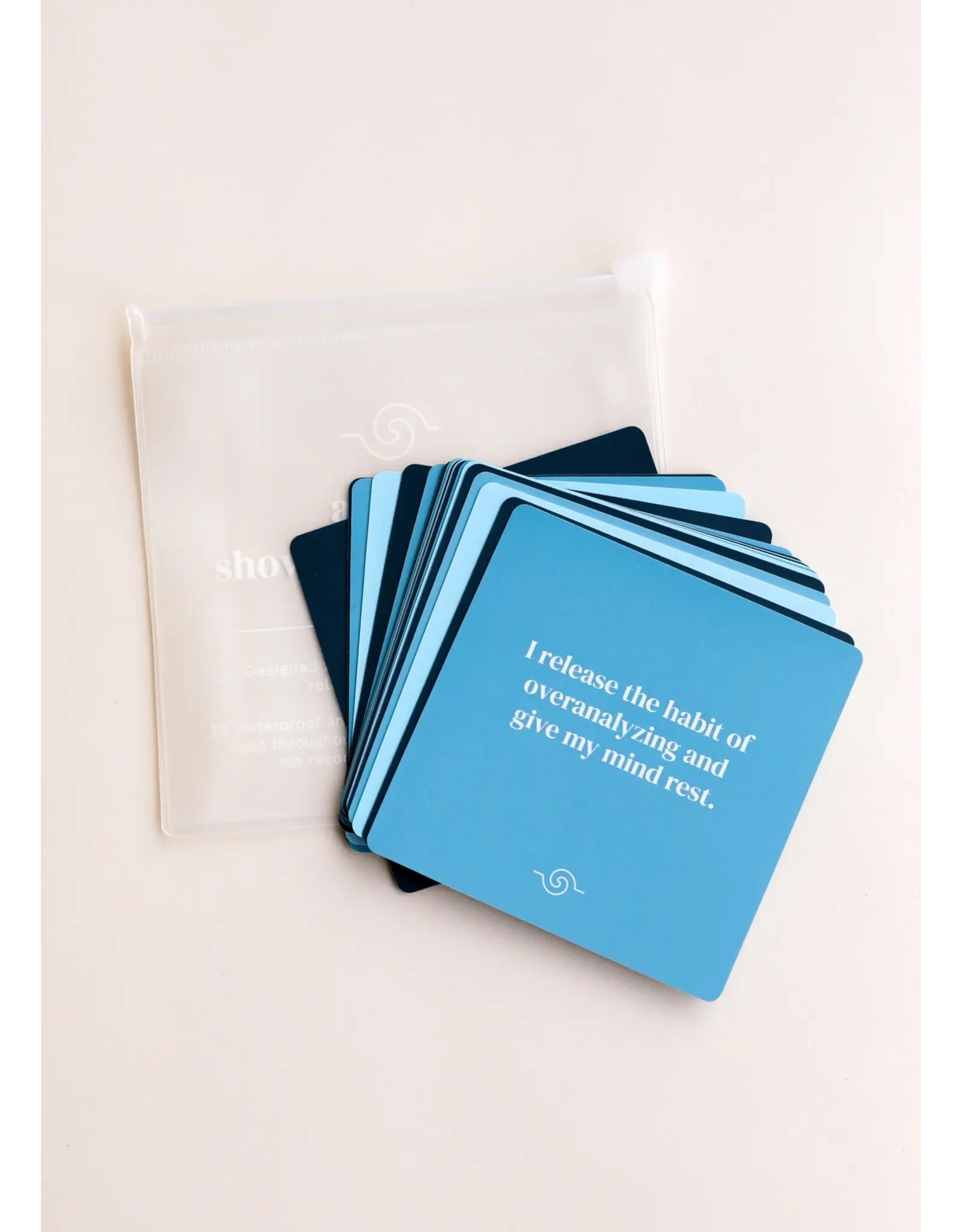JaxKelly Shower Affirmation Cards - Anxiety