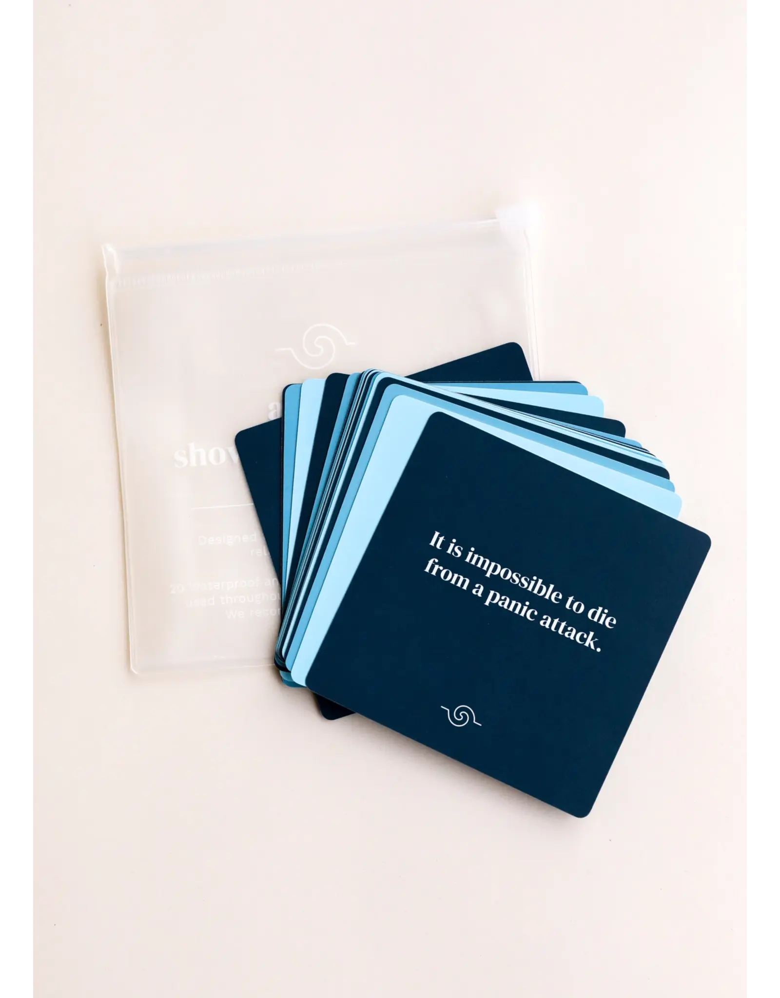 JaxKelly Shower Affirmation Cards - Anxiety