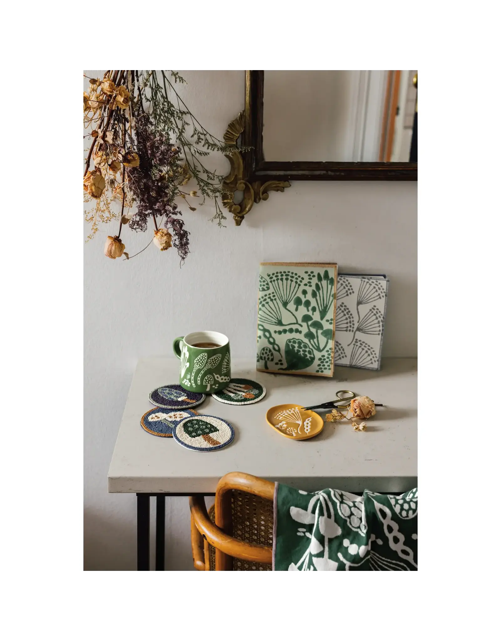 Beaded Wildgrove Coasters